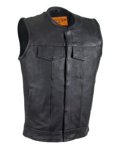 1/2" Collar Motorcycle Club Vest