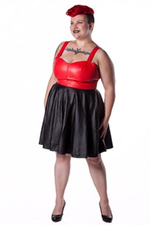 Leather Skirts and Dresses