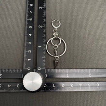 Load image into Gallery viewer, Spike &amp; Ring Dangle Earrings