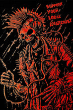 Load image into Gallery viewer, Punk&#39;s Not Dead T-shirt [Red]