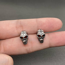 Load image into Gallery viewer, Stainless Steel Skull Stud Earrings