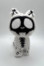 Load image into Gallery viewer, X-Ray Skelekitty Plush Keychain