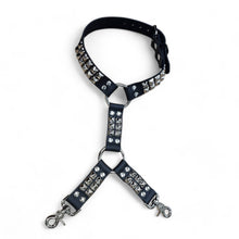 Load image into Gallery viewer, Genuine Leather Studded Leg Harness