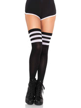 Load image into Gallery viewer, Gina Athletic Thigh High Stockings