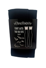 Load image into Gallery viewer, Fishnet Garter Thigh High Socks [Black]
