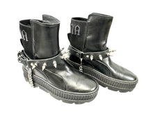 Load image into Gallery viewer, 1" Spike Genuine Leather Boot Strap