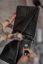 Load image into Gallery viewer, Medusa Bifold Wallet w/ Chain