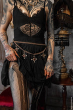 Load image into Gallery viewer, Skeleton Fishnet Tights