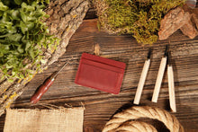 Load image into Gallery viewer, Leather Card Holder Wallet, Handmade