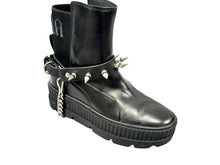 Load image into Gallery viewer, 1" Spike Genuine Leather Boot Strap