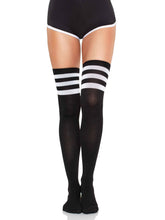 Load image into Gallery viewer, Gina Athletic Thigh High Stockings
