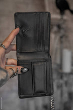 Load image into Gallery viewer, Medusa Bifold Wallet w/ Chain
