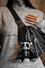 Load image into Gallery viewer, Grumpy Bones Bear Plush Keychain