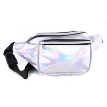 Load image into Gallery viewer, Iridescent Metallic Waist Fanny Pack