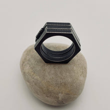 Load image into Gallery viewer, Stainless Steel Triple Finger Folding Ring