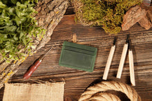Load image into Gallery viewer, Leather Card Holder Wallet, Handmade
