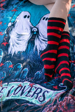 Load image into Gallery viewer, Creepy Crew Socks [Red/Black Stripes]