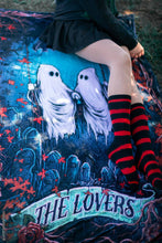 Load image into Gallery viewer, Creepy Crew Socks [Red/Black Stripes]