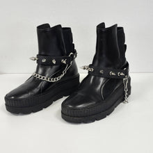 Load image into Gallery viewer, 1" Spike Genuine Leather Boot Strap