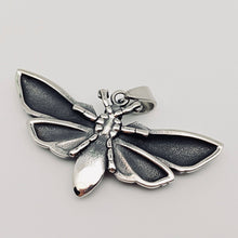 Load image into Gallery viewer, Moth Stainless Steel Pendant