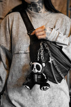 Load image into Gallery viewer, Grumpy Bones Bear Plush Keychain
