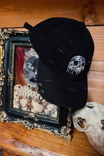 Load image into Gallery viewer, Skull Drip Pierced Baseball Cap