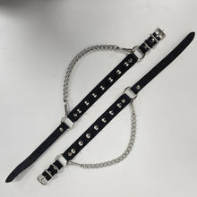 Load image into Gallery viewer, 1" Spike Genuine Leather Boot Strap