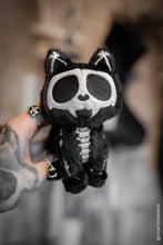 Load image into Gallery viewer, Skelekitty Plush Keychain