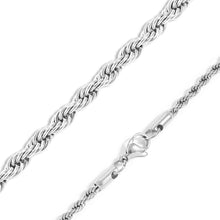 Load image into Gallery viewer, Stainless Steel Rope Chain Necklace - 7 MM