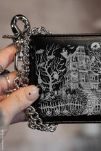 Load image into Gallery viewer, Haunted Mansion Bifold Wallet w/ Chain