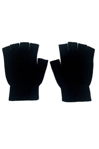 Dead Inside Fingerless Skeleton Gloves