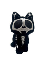 Load image into Gallery viewer, Skelekitty Plush Keychain