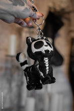 Load image into Gallery viewer, Skelekitty Plush Keychain