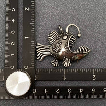 Load image into Gallery viewer, Stainless Steel Lantern Fish Crafts Pendant