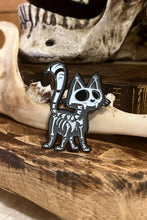 Load image into Gallery viewer, Skelekitty Enamel Pin