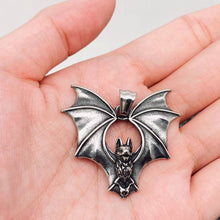 Load image into Gallery viewer, Gothic Stainless Steel Bat Pendant