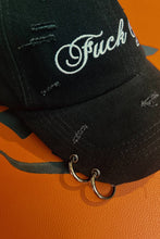 Load image into Gallery viewer, F*ck Off Pierced Baseball Cap