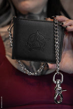 Load image into Gallery viewer, Anarchy Emboss Bifold Wallet w/ Chain