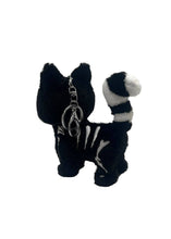 Load image into Gallery viewer, Skelekitty Plush Keychain