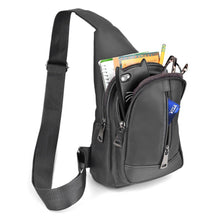 Load image into Gallery viewer, Gray Crossbody Sling Bag Backpack with Adjustable Strap