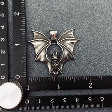 Load image into Gallery viewer, Gothic Stainless Steel Bat Pendant