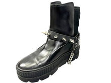 Load image into Gallery viewer, 1" Spike Genuine Leather Boot Strap