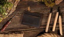 Load image into Gallery viewer, Leather Card Holder Wallet, Handmade