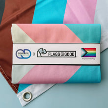 Load image into Gallery viewer, Progress LGBTQ+ Pride Flag