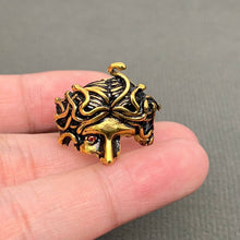 Load image into Gallery viewer, Stainless Steel Medusa Half Face Ring