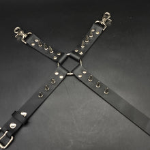 Load image into Gallery viewer, 1" Spike Thigh Harness Garter - Genuine Leather