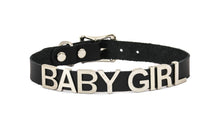 Load image into Gallery viewer, Genuine Leather Stainless Steel Letter Name Fetish Choker