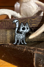 Load image into Gallery viewer, Skelekitty Enamel Pin