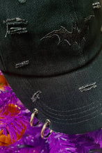 Load image into Gallery viewer, Vampire Bat Pierced Baseball Cap