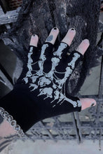 Load image into Gallery viewer, Dead Inside Fingerless Skeleton Gloves